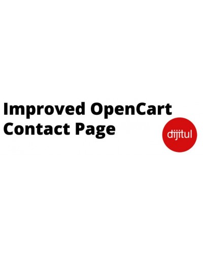 Improved OpenCart Contact Page